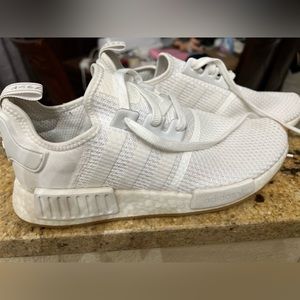 White Mens Adidas NMD